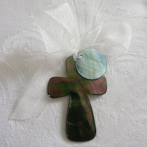 Croix personnalisée en nacre