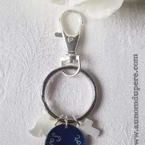 Porte-clés Parrain en or
