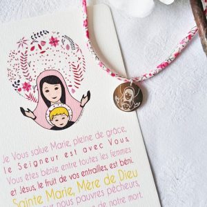 Catho Box Je vous Salue Marie - collier, bracelet et médaillon
