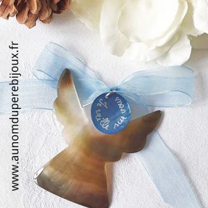 Ange en nacre pour mon bébé du Ciel