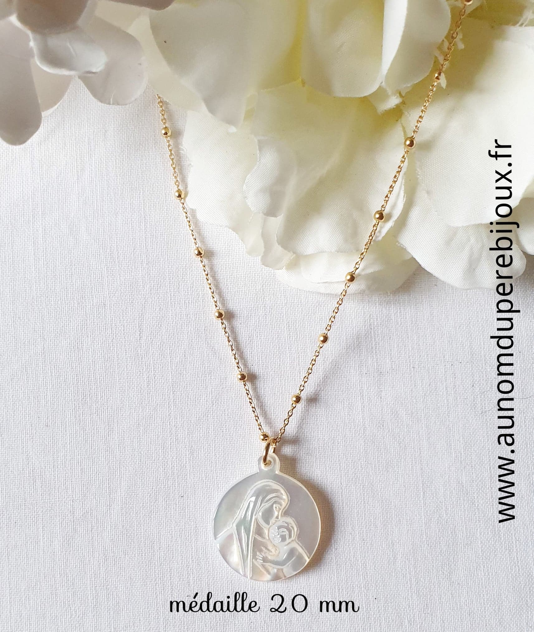 Collier En Argent 925 Plaqué Or Avec Fleurs En Émail Bleu Filigrane - Filgold