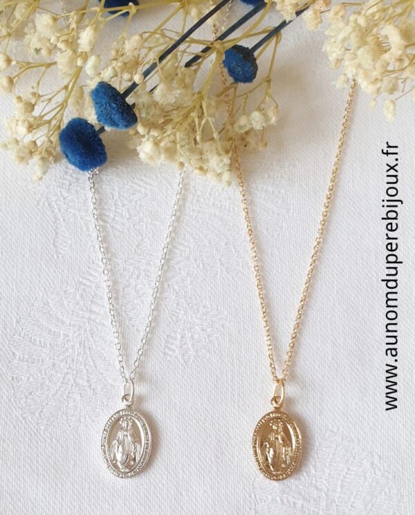collier médaille miraculeuse