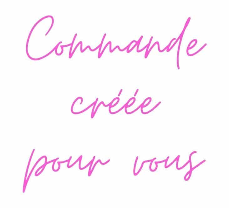 Commande de Mme. Collier