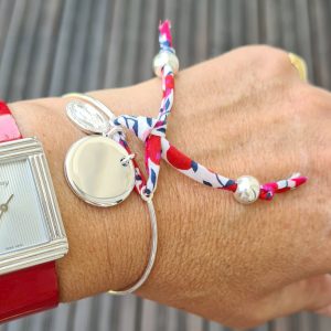 Bracelet demi-jonc Maria, à personnaliser