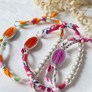 Bracelet Dizainier sur cordon Liberty