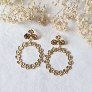 BO Créoles Couronne de Fleurs, montures Fleur