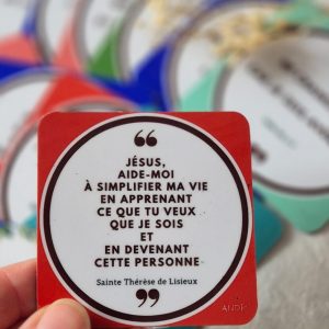 Aimant Cl'1 Dieu - Jésus, aide moi à simplifier ma vie
