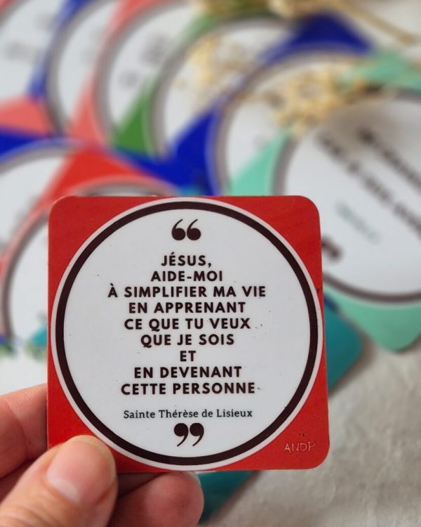 Aimant Cl'1 Dieu - Jésus, aide moi à simplifier ma vie