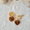 Boucles d'Oreilles Love mini (attaches clip)