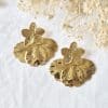 Boucles d'oreilles Charlotte (avec attache fleur)