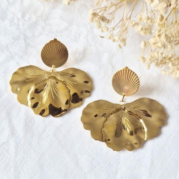 Boucles d'oreilles Charlotte sur clip