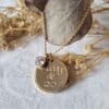 Collier Mes Amours médaille perlée et zirconium