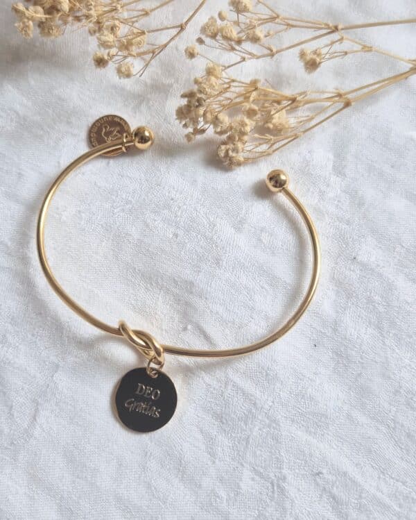 Bracelet Noeud Deo Gratias